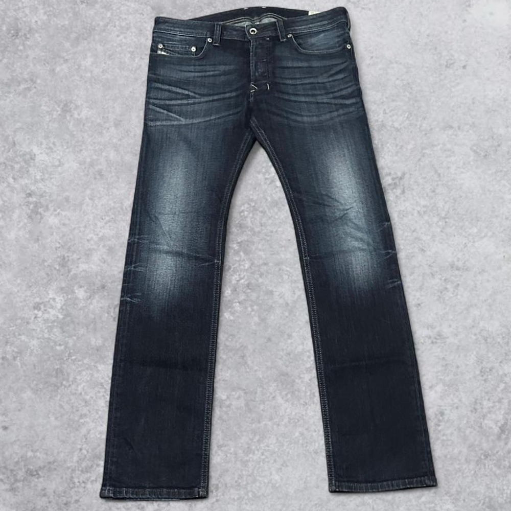 Y2K Diesel Safado Slim Straight Dark Faded Wash Jeans - Tagged 32", Fits 34"